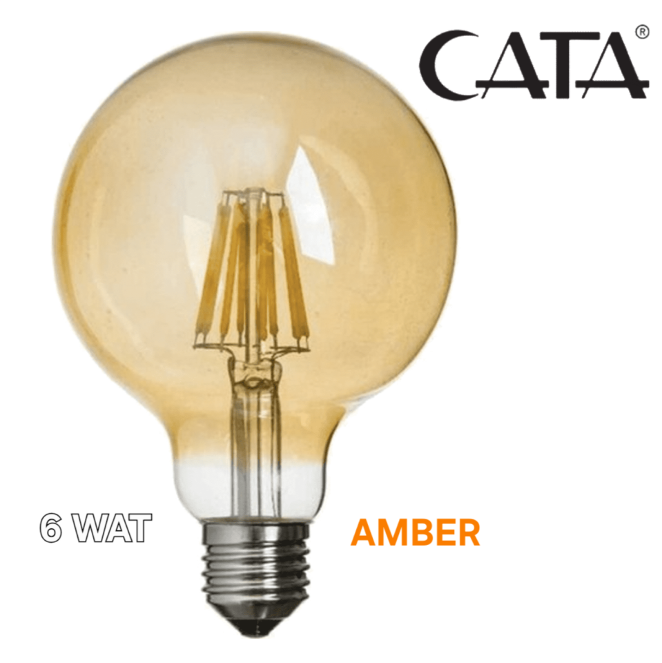 CATA 6W RUSTİK G95 LED AMPUL AMBER