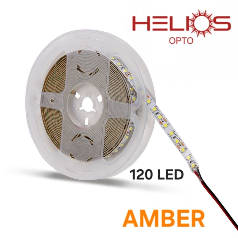 HELİOS 120 LEDLİ ŞERİT LED AMBER (5 METRE )