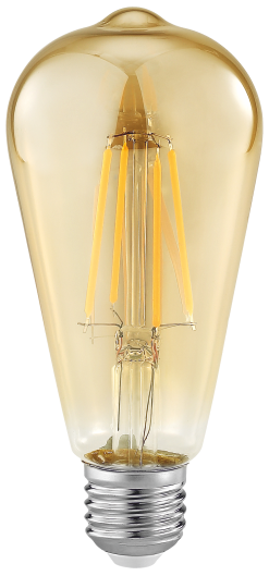 HELİOS 8W RUSTİK ST64 ARMUT LED AMPUL AMBER