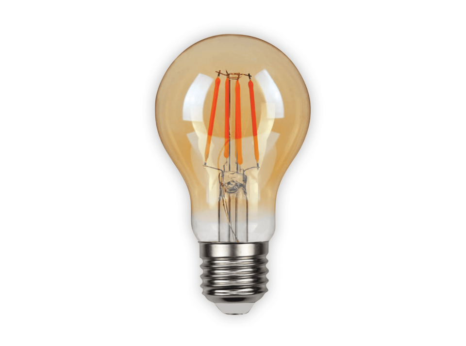 CATA 4W RUSTİK ORTA TOP LED AMPUL AMBER