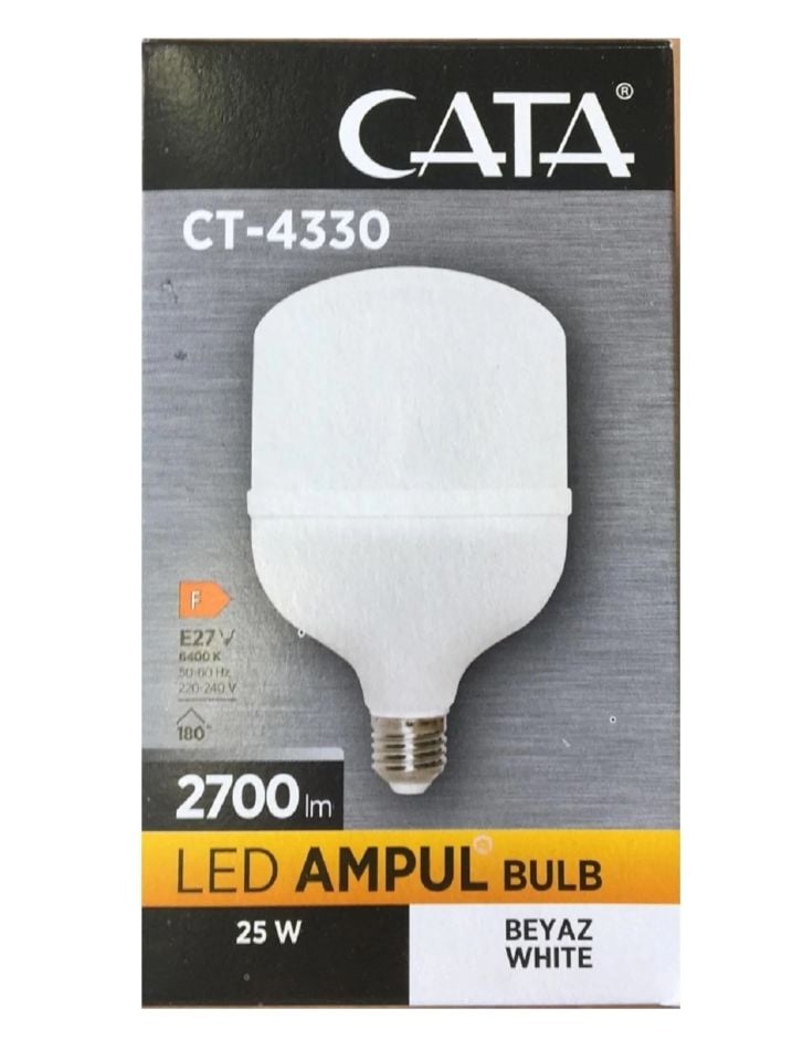 Cata 25 Watt E27 Duylu Torch Led Ampul Beyaz Işık