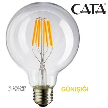 CATA 6WAT RUSTİK G95 LED AMPUL GÜNIŞIĞI