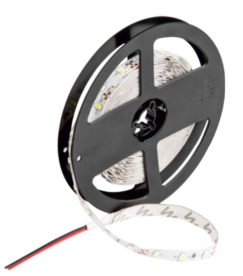 Cata 12V 60 Çipli Şerit Led  İç Mekan Beyaz Işık (5 METRE)