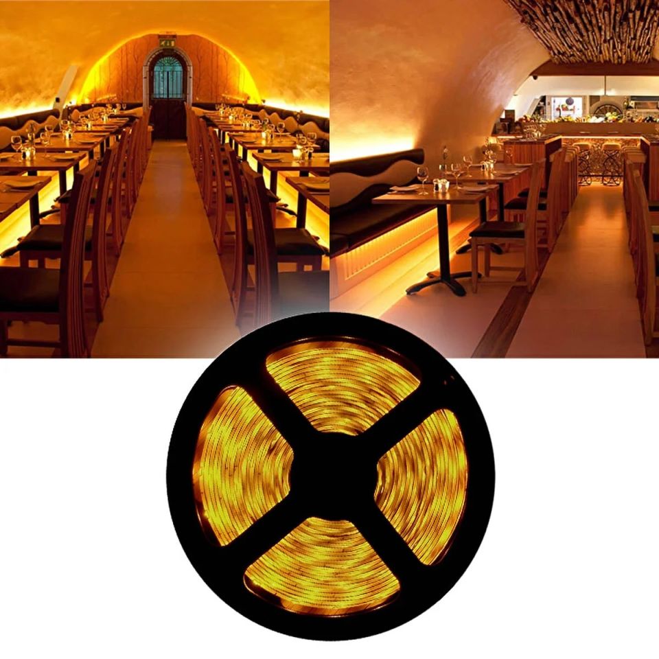 Cata Şerit Led 10 Çipli Amber (5 METRE )