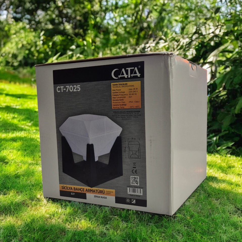 CATA SİCİLYA SET ÜSTÜ BAHÇE ARMATÜRÜ (E-27)