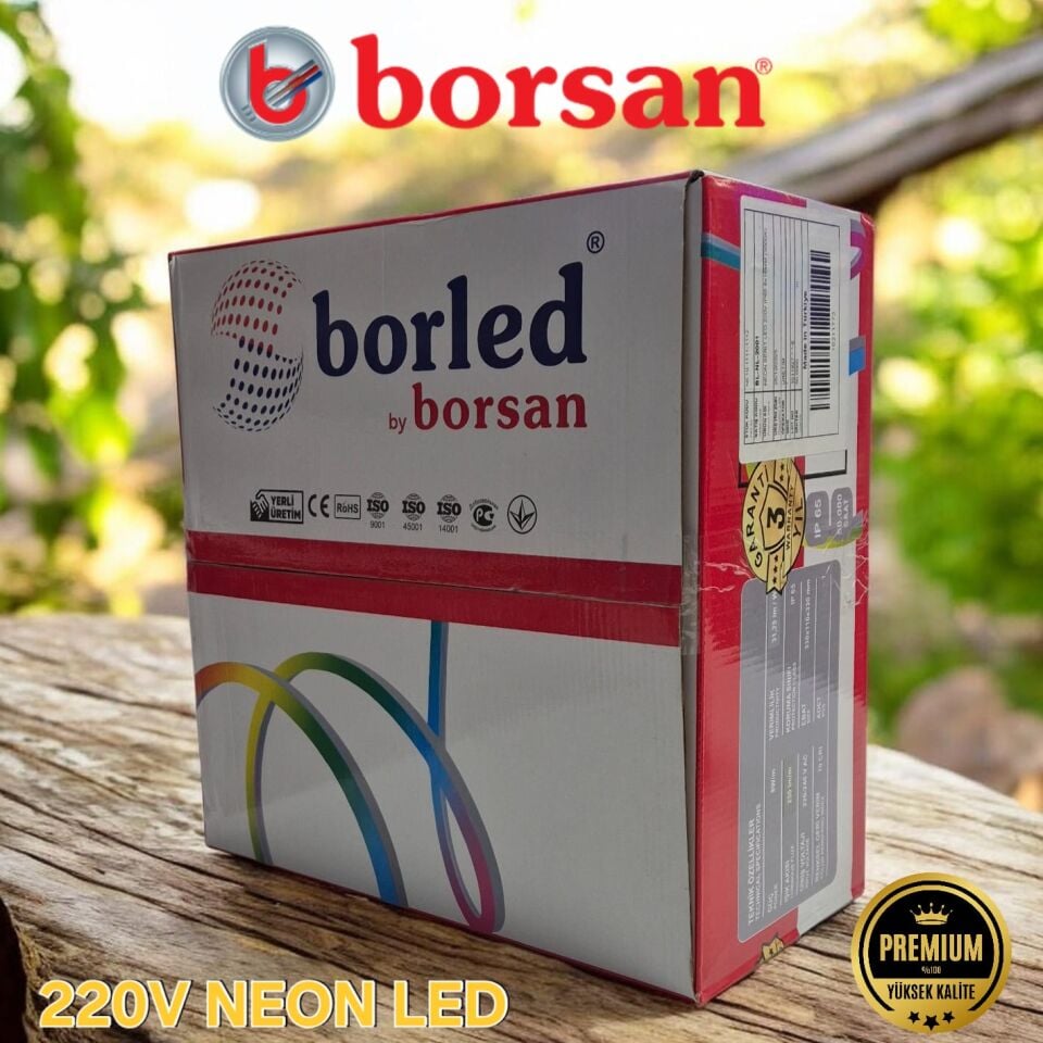 BORSAN 220V NEON LED GÜNIŞIĞI( 50 METRE )