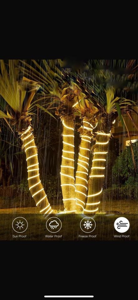 Cata 220 Volt Dış Mekan Hortum Led  Beyaz Işık ( 100 M )