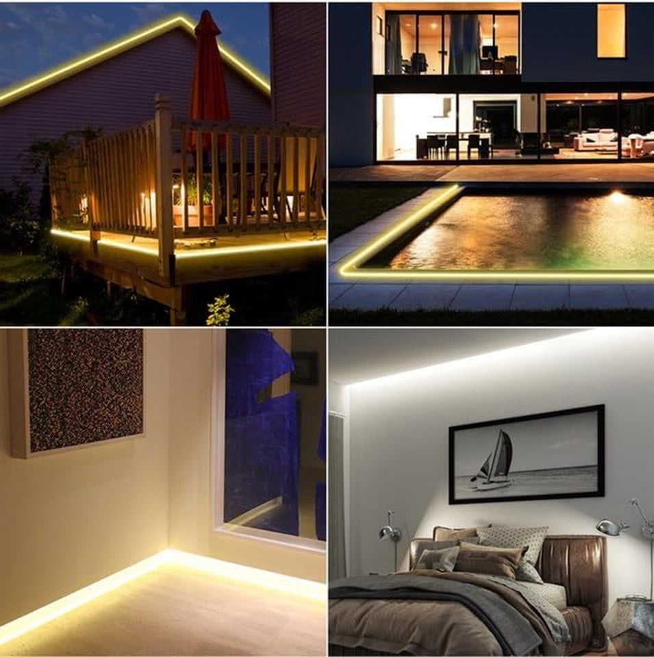 Cata 220 Volt Dış Mekan Hortum Led  Beyaz Işık ( 100 M )
