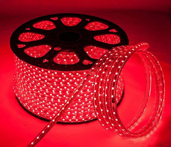 Cata 220 Volt Dış Mekan Hortum Led Kırmızı ( 100 M )