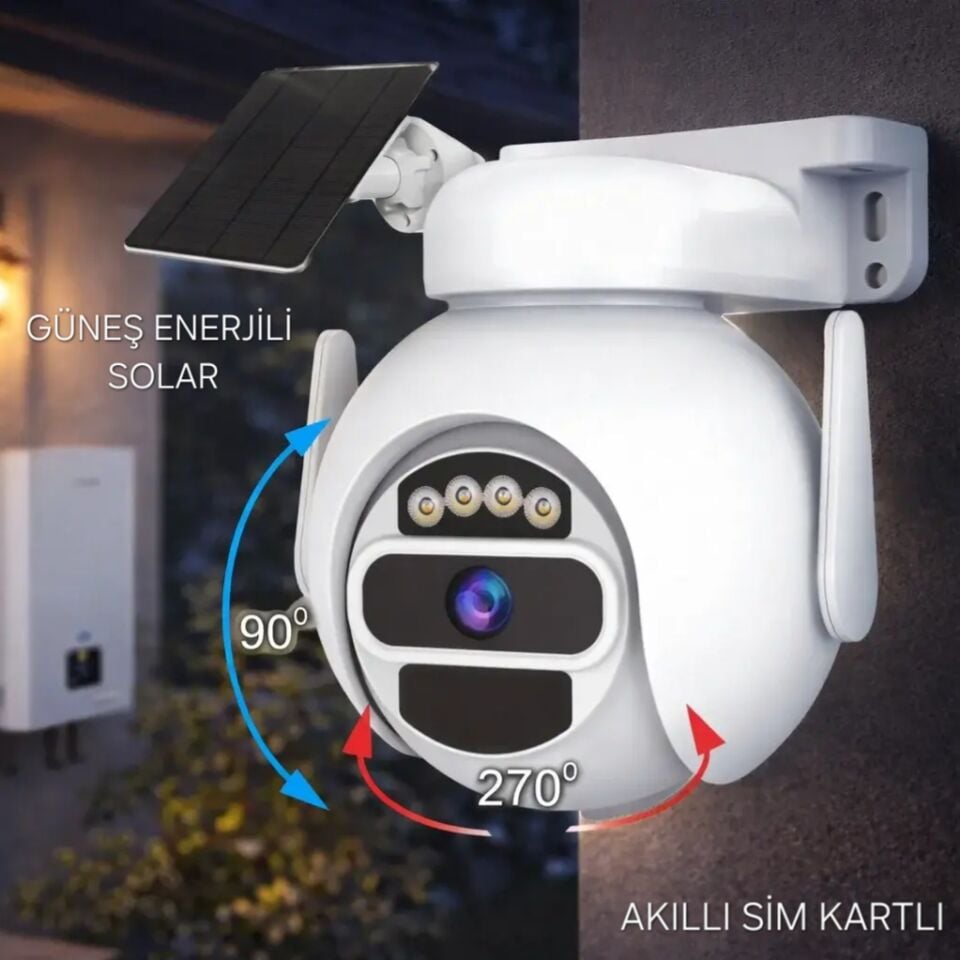 CATA AKILLI SOLAR SİM KARTLI KAMERA FULL HD ( DIŞ MEKAN )