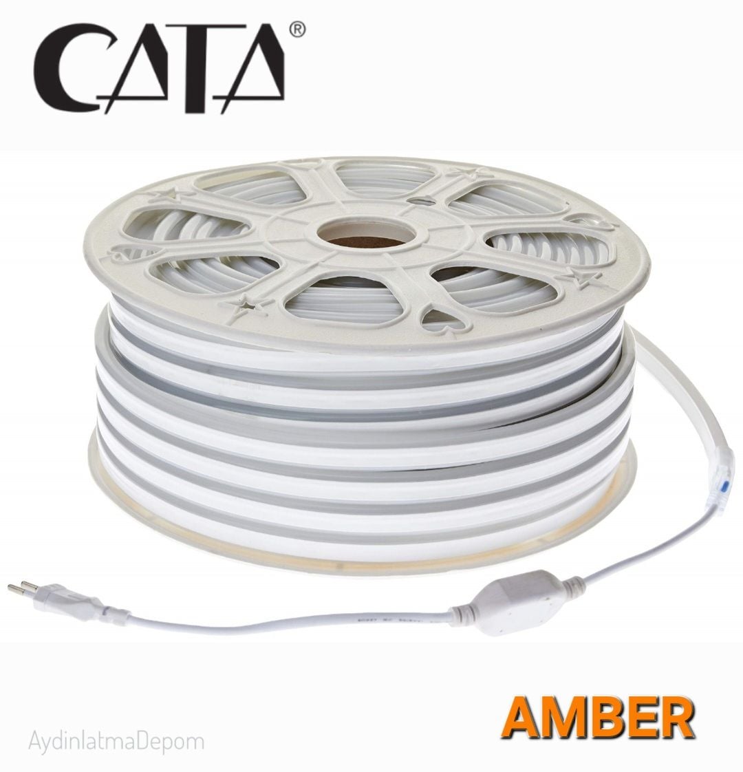 CATA 220 VOLT NEON LED AMBER (50 METRE)
