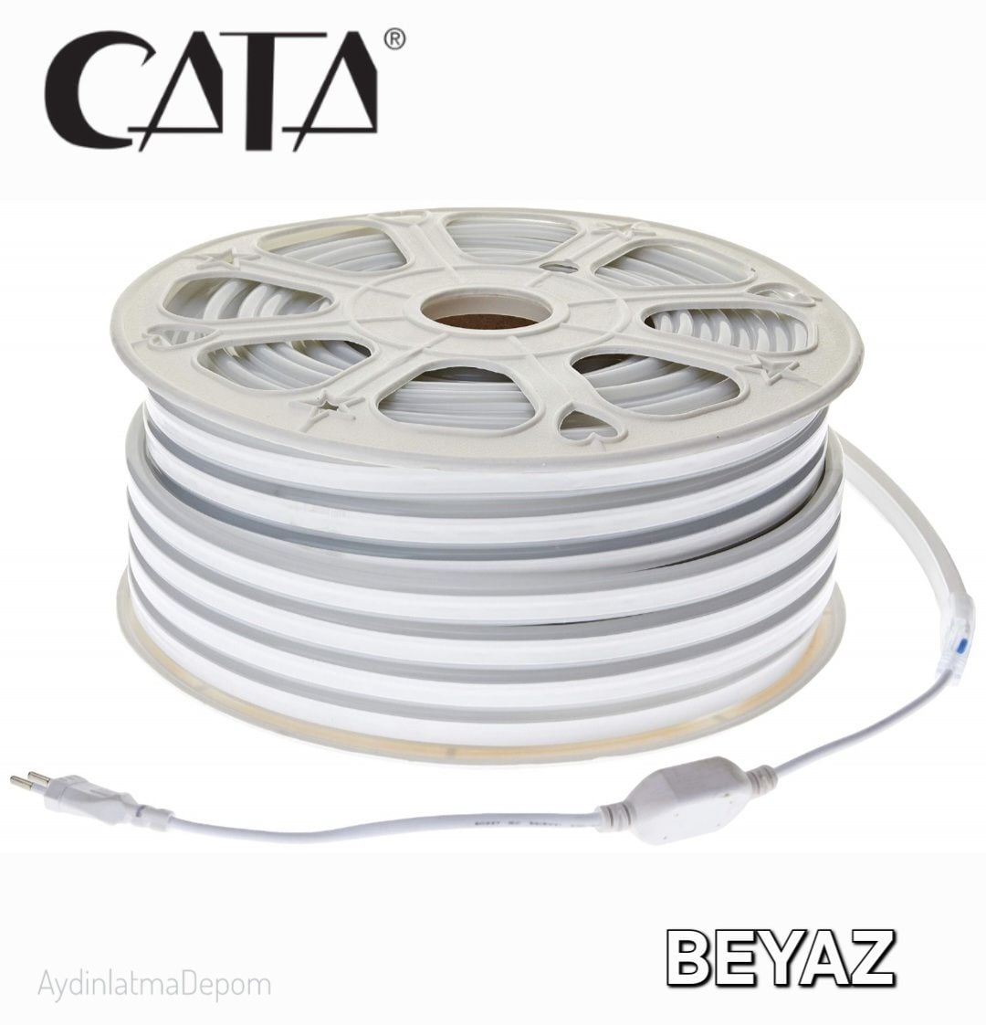 CATA 220 VOLT NEON LED BEYAZ (50 METRE)