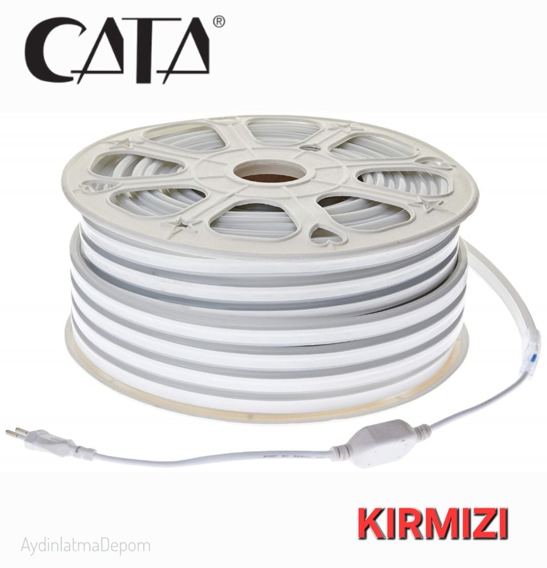 CATA 220 VOLT NEON LED KIRMIZI  (50 METRE)