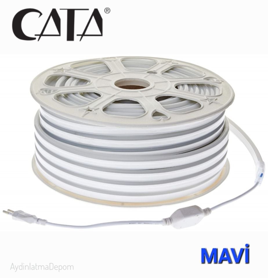 CATA 220 VOLT NEON LED MAVİ (50 METRE)