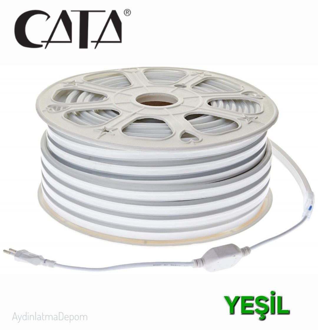 CATA 220 VOLT NEON LED YEŞİL (50 METRE)