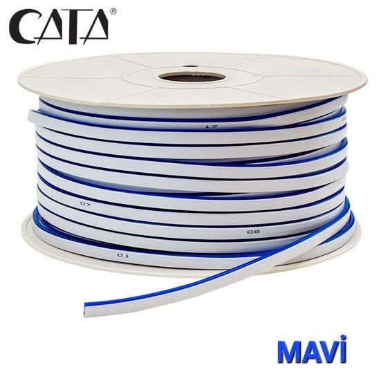 Cata 12V Mavi  Neon Led  (50 Metre)