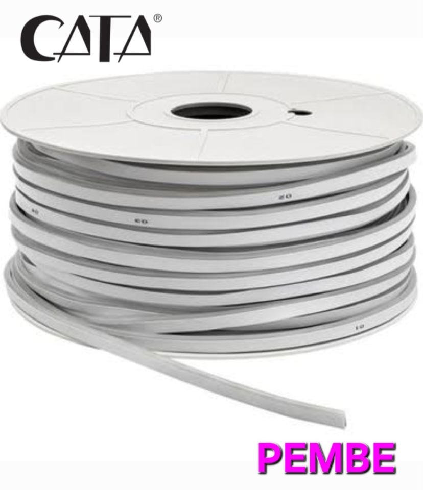 Cata 12V Pembe Neon Led (50 Metre)