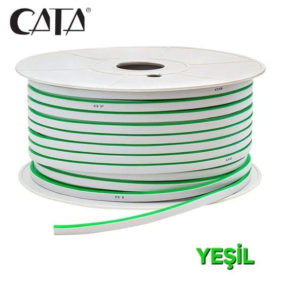 CATA 12 VOLT YEŞİL NEON LED (50 METRE)