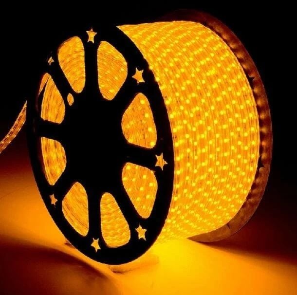 Cata 220 Volt Dış Mekan Hortum Led Amber ( 100 M )