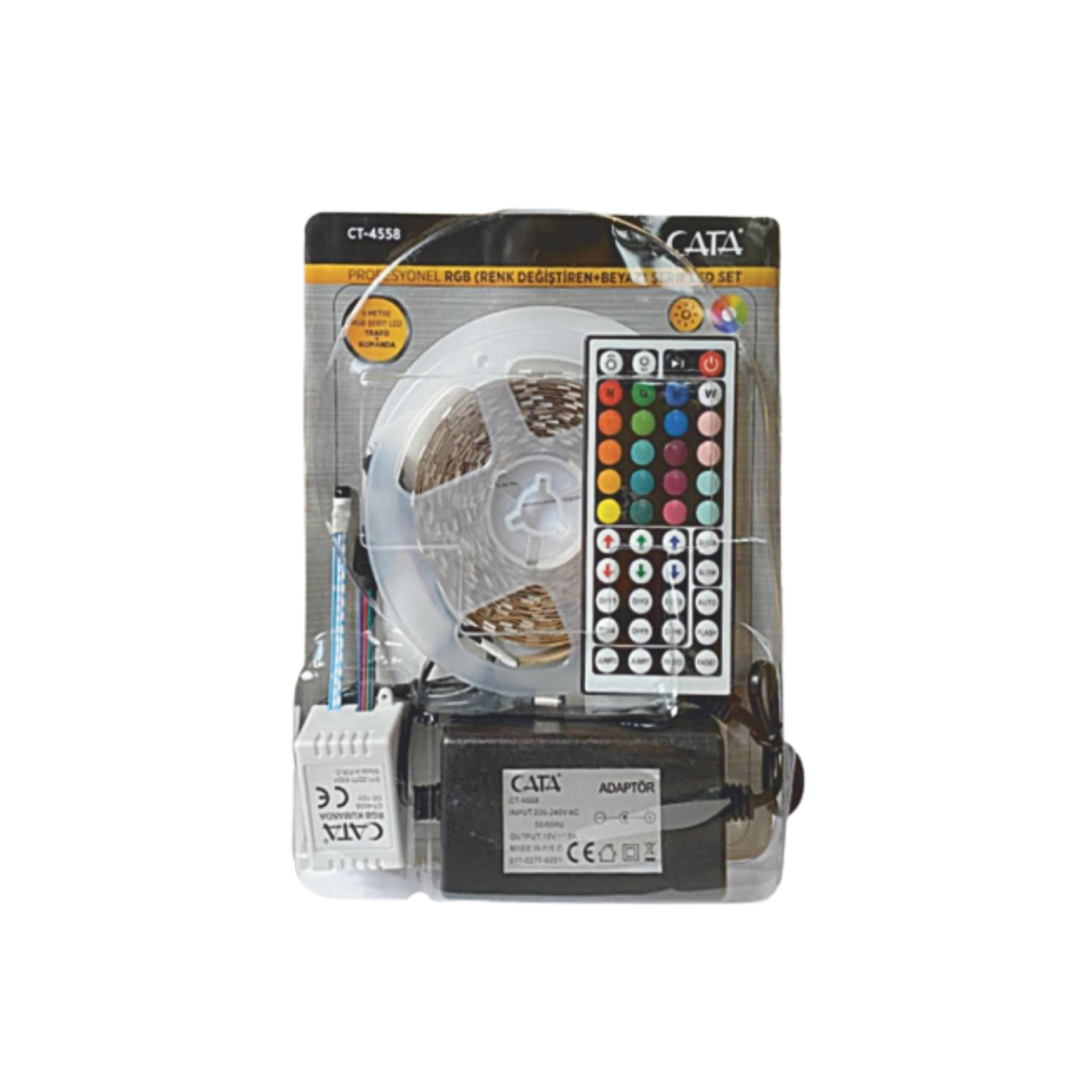 Cata Profesyonel Rgb Şerit Led Set (60 Cip 5050)