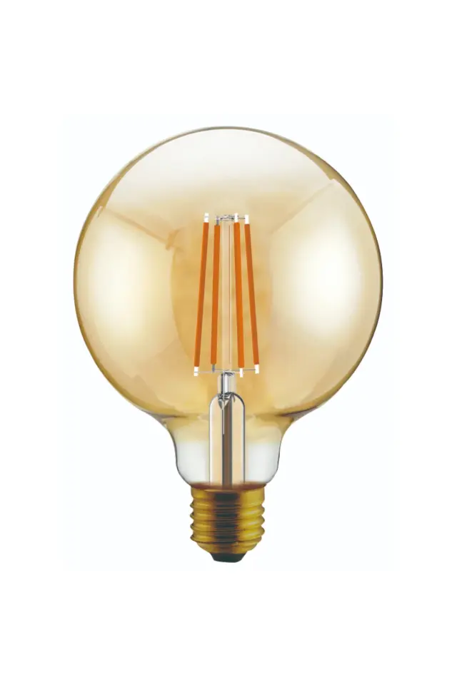 K2-GLOBAL KES607 8W RUSTİK (G125) E27 AMPUL AMBER
